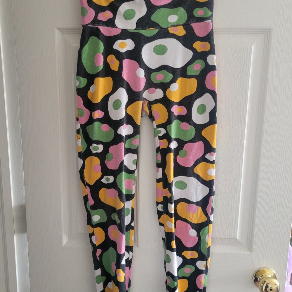 Nooworks Multicolor Abstract Psychadelic Egg Women's Leggings